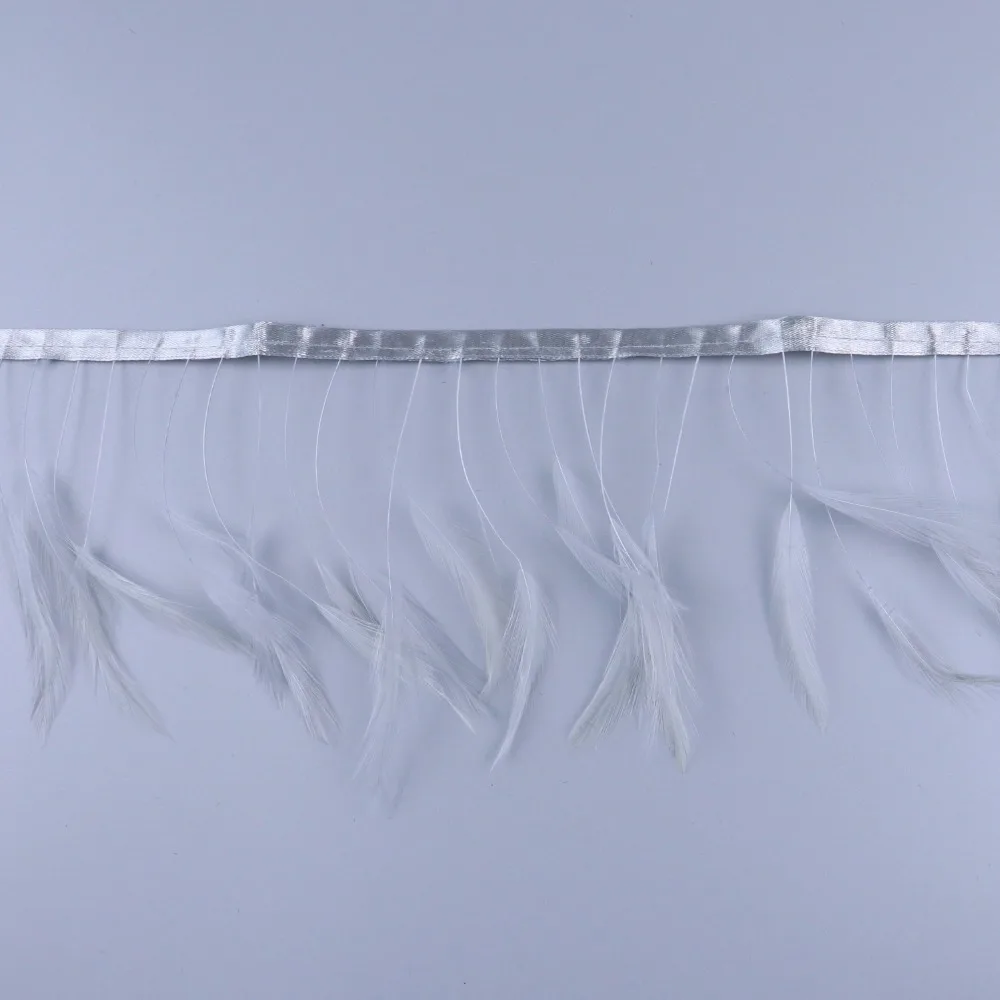 JB0502017 gray chicken necklace feather trims 3