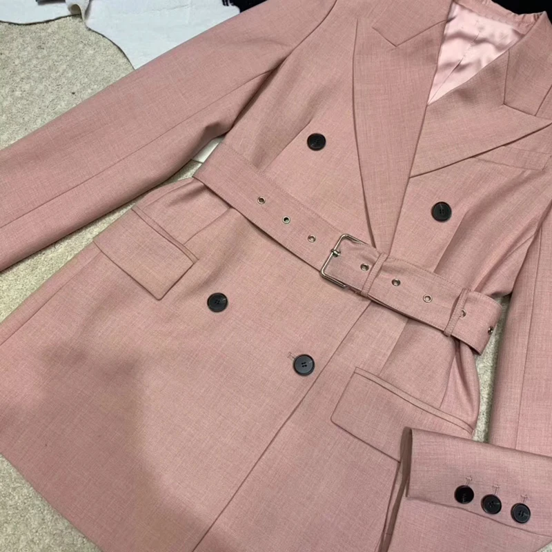Desigenr куртка офисное Женское пальто осенний костюм куртка Mujer официальные пиджаки женская элегантная Рабочая куртка с вырезами Feminino