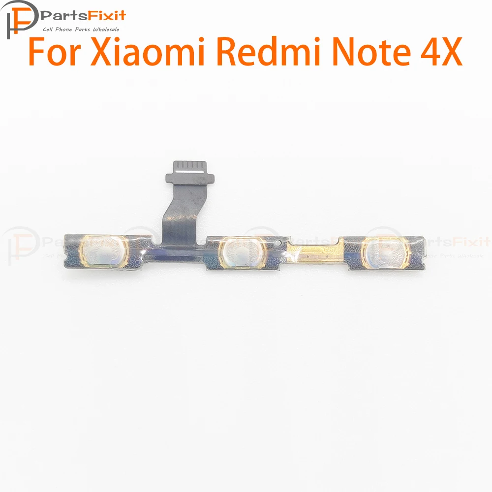 Power Volume Button Flex for Xiaomi Redmi Note 4X Switch On Off + Buttons Up Down Connector Cable | Мобильные телефоны и
