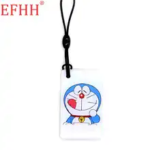 UID S50 1K 13,56 Mhz Мультфильм Механический Кот брелок сменный IC RFID дубликат клон значок цепочки для ключей, бирки Быстрая 1 шт