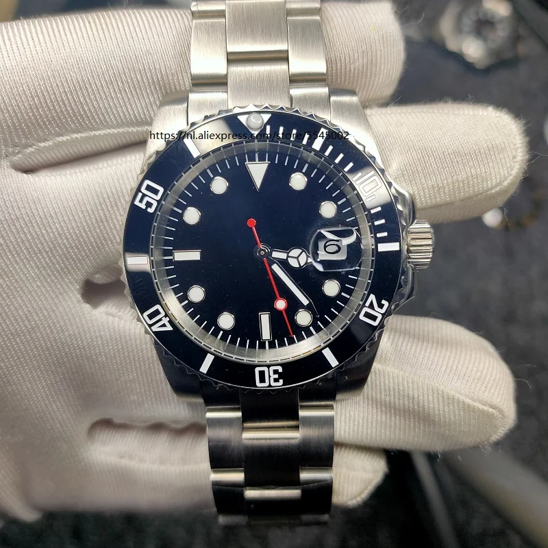 

No LOGO design brand luxury men's watch automatic watch men's stainless steel sapphire waterproof business sports mechanical 7