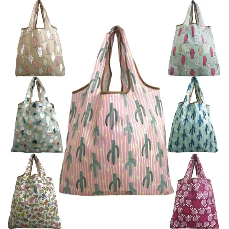 Складная портативная сумка через плечо толстая нейлоновая большая сумка-тоут с