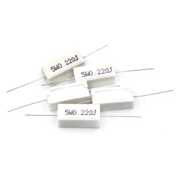 

10pcs 10W 5% Cement Resistor Power Resistance 0.1 ~ 10K 0.1R 0.5R 10R 50R 0.22 0.33 0.5 1 2 5 8 10 15 20 25 30 100 1K 2K 3K ohm
