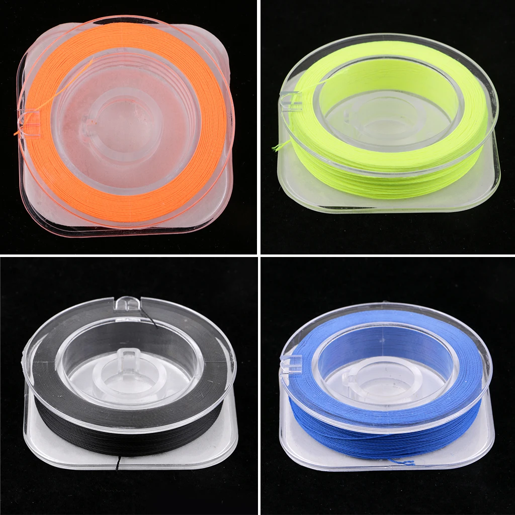 4pcs Rod Repairing Line Fishing Guide Ring Fix Threads Rod Building Line 50m