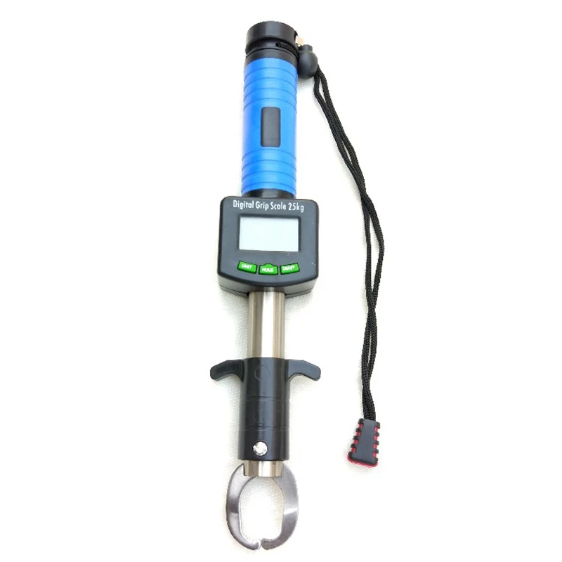 

25Kg/55Lb Scale Digital Fishing Grip Stainless Steel Fish Lip Gripper Grabber Abs Electronic Portable Weighing Weight