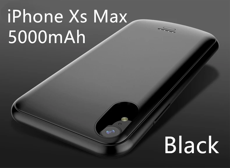Чехол для аккумулятора 4000 мАч для iPhone SE 5 5S, внешний аккумулятор для зарядки, внешний аккумулятор, чехол для iPhone 5 6 7 8 X XS MAX, чехол для зарядного устройства s - Цвет: For iPhone Xs Max