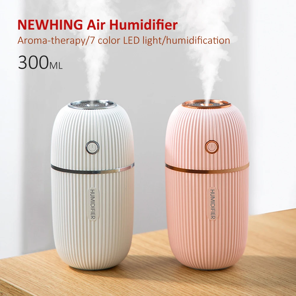 

NEWTHING 300ml air humidifier USB mini car aroma diffuser essential oil scent diffuser machine electric lamp fragrance diffuser