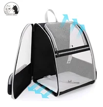 

Breathable Pet Cat Carrier Backpack Large Capacity Cat Dogs Carrying Bag Folding Pet Chest Portable Outdoor Travel Pets Carrier