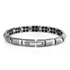 Women Men 99.99% Titanium Germanium Beads Bracelet Balance Body 2021 Chrismas Health Gift 1
