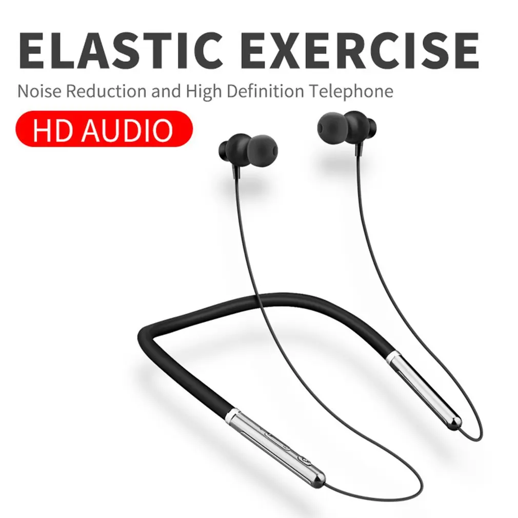 Q30 Wireless Sport Bluetooth Earphone V5 0 Sweatproof Neckband Stereo Magnetic Bluetooth Headset With Mic In ear Bass Earphone