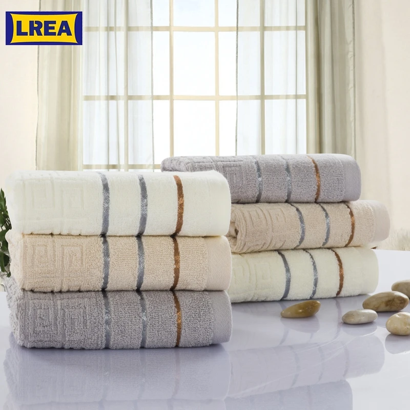 LREA FASHION grid plaid style face towel 100% cotton material Soft and comfortable Protect your skin 34x74cm | Дом и сад