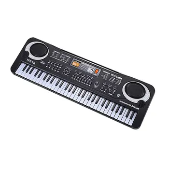 

TSAI 61 Key Electronic Piano Music Keyboard With Microphone Musical Instrument Children Early Educational Tool For Kid