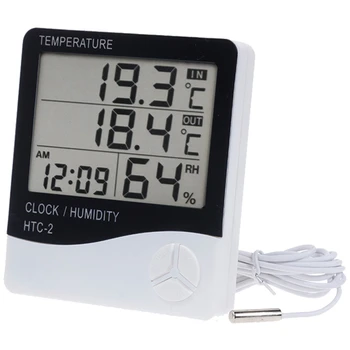 

Indoor Digital Thermometer Home Hygrometer,Accurate Outdoor Mini Temperature Monitor,Humidity Gauge Indicator Thermometer For Ro