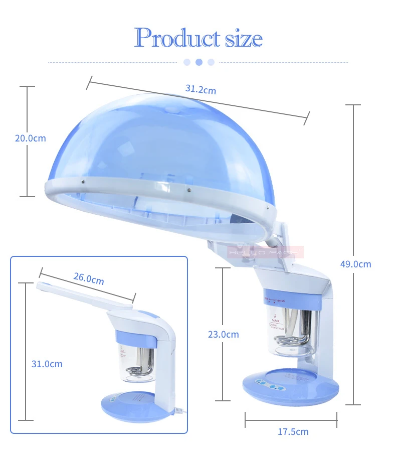 2 в 1 ионная Пароварка для волос на лице Ароматерапия Увлажнитель Воздуха озоновый Пароварка Salo SPA увлажняющий крем для кожи автомобиля для домашнего использования оборудование для красоты
