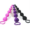 Heart Beads Butt Anal Balls Plug Satisfyer BDSM Sex Toys for Women Man Gay G-Spot Silicone Anal Expander Toys for Adults Sexshop 1