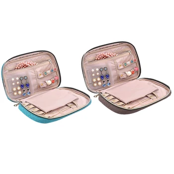 

LJL-Jewelry Storage Bag Travel Portable Large Capacity Cosmetics Watch