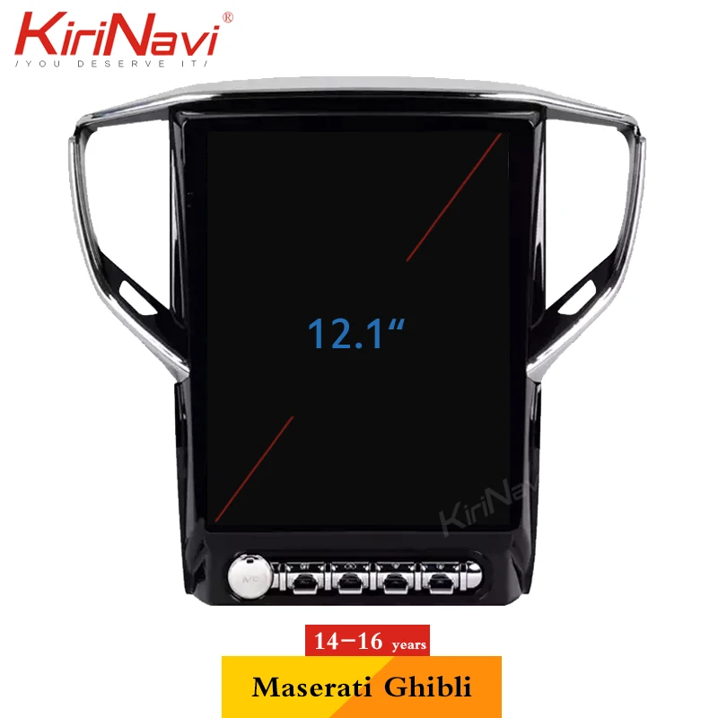Discount KiriNavi Vertical Screen Tesla Style Android 8.1 12.1" Car Radio GPS Navigation For Maserati Ghibli Car Multimedia 2014-2016 4G 1 Discount KiriNavi Vertical Screen Tesla Style Android 8.1 12.1" Car Radio GPS Navigation For Maserati Ghibli Car Multimedia 2014-2016 4G 1