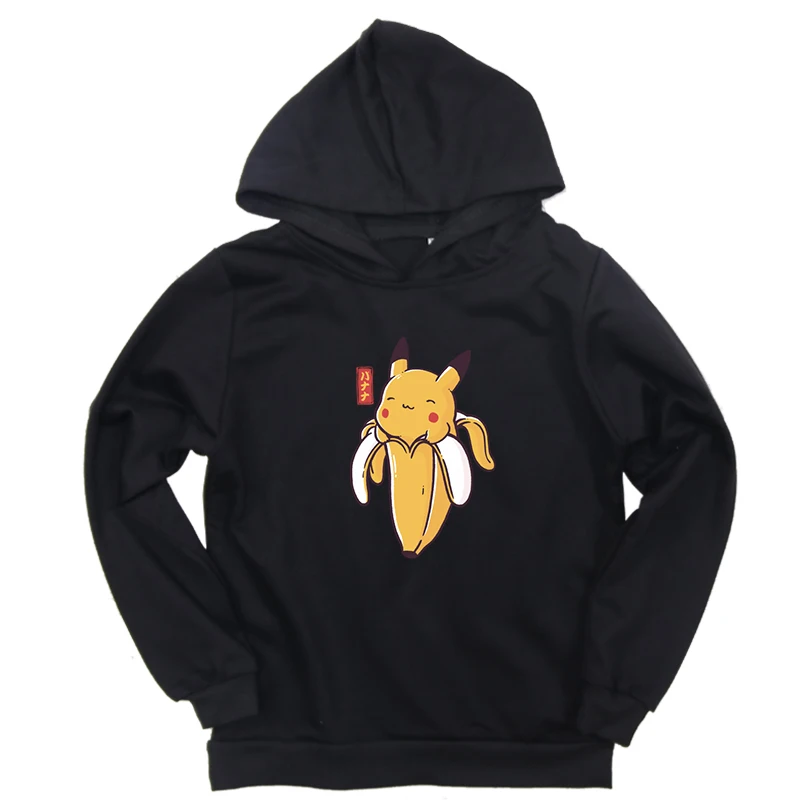 Pokemon Hoodies Boys Girls Pikachu Print Sweatshirt Teens Kids Cotton Spring Autumn Casual Sport Sweater Clothes latest