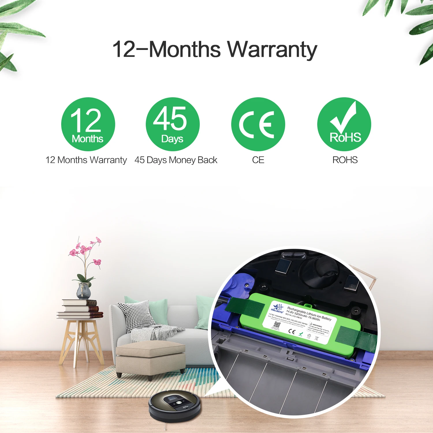 Литий ионный аккумулятор 14 8 Ач 900 в для iRobot Roomba 800 700 600 500 960 серии 980 981 530 560 620 650 770 780