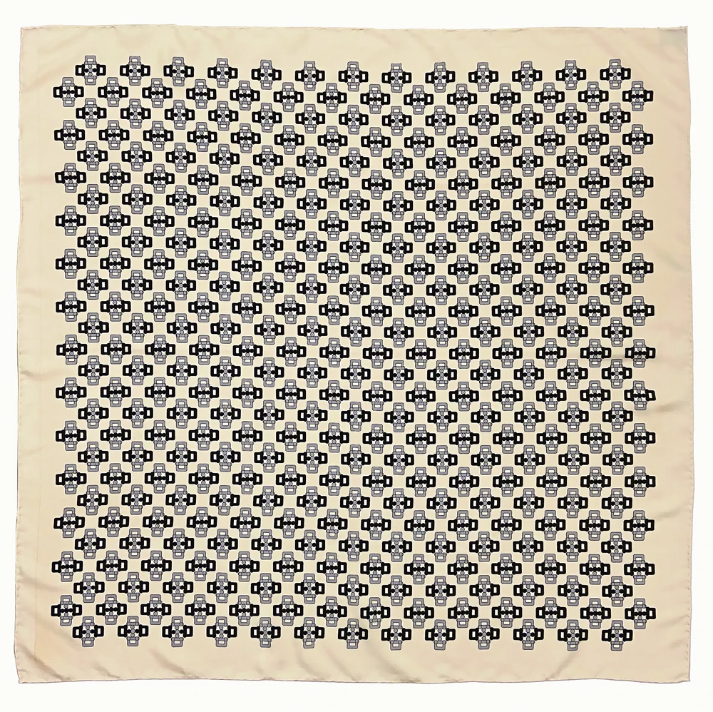 

90cm plaid ladies twill hand-rolled square scarf silk scarf scarf sunscreen turban bohemian BeachTowel cachecol hijab mousseline