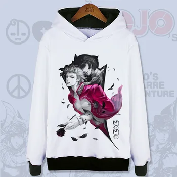 

JoJo s Bizarre Adventure hooded sweatshirt cosplay costume men women fashion cartoon hooded jacket Student school uniform