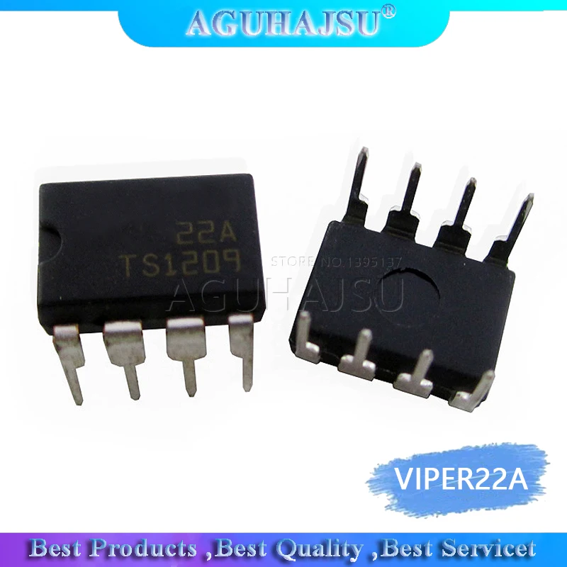 10 шт. VIPer22A DIP8 VIPer22 DIP 22A 8 новый и оригинальный IC|Интегральные схемы| |