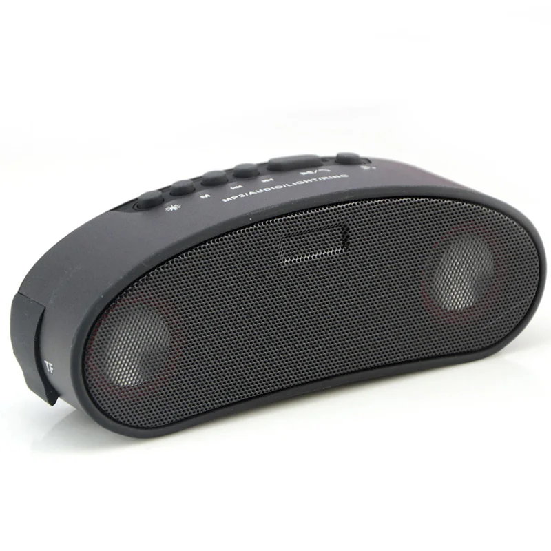 Колонка Bluetooth динамик FM радио портативный водонепроницаемый открытый мини беспроводной Велосипедный динамик+ светодиодный светильник+ крепление