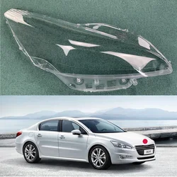 Para peugeot 508 farol capa 2011 2014 velho modelo 508 farol capa transparente farol escudo superfície