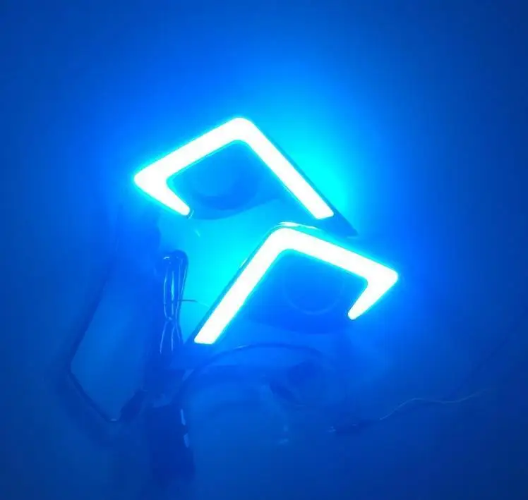 Лампа для дневных ходовых автомобилей Аксессуары Neblineros Para Led авто освещение передние противотуманные фары 14 15 16 для Toyota Lewin