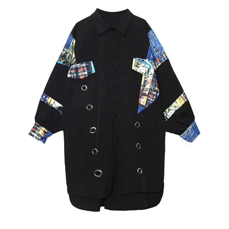 Max LuLu/ одежда в Корейском стиле, осенняя женская уличная одежда в стиле панк, женские элегантные длинные платья с принтом, повседневные Черные Vetsidos