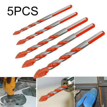 

5x 6-12mm Tile Hole Saw Triangle Drill Bit For Ceramic Porcelain Woodworking
