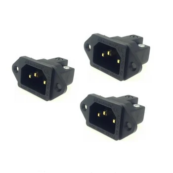 

Three matihur 24K AC IEC class: 15A / 250 socket gold-plated audio