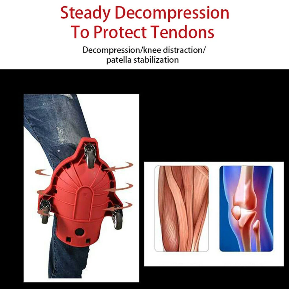 

Knee Pad Protective Rolling Wheels Tile Installing Tool Practical Plastic Workers Mobile Flexible Construction Job Gliding