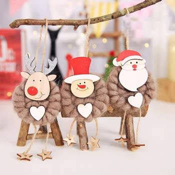 

Home Ornaments Decor Dolls Gifts Red/white/gray 3Pcs Christmas Snowman