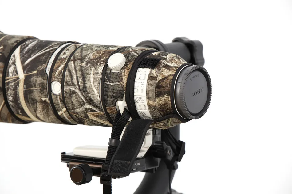 Линзы rolanpro камуфляжное пальто дождевик для sony FE 200-600 мм F5.6-6.3 G OSS защитный чехол для объектива нейлоновое водонепроницаемое покрытие для объектива