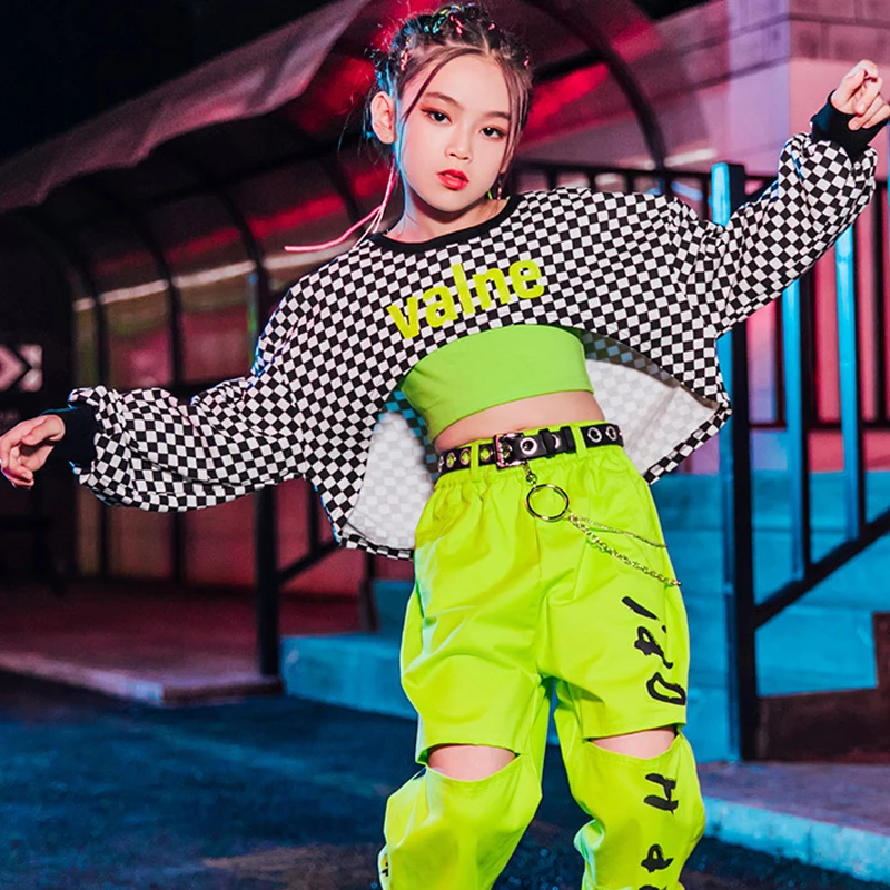 2023 Girls Jazz Dance Costumes Children'S Hip-Hop Street Dance Clothes Ballroom Hip Hop Dancing Clothes Stage Outfits DQS6223 - Image 2