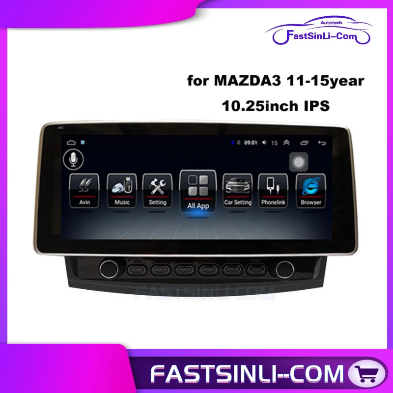Автомагнитола для MAZDA3 11 15 лет 9 дюймов Android 8 мультимедийный проигрыватель 2din
