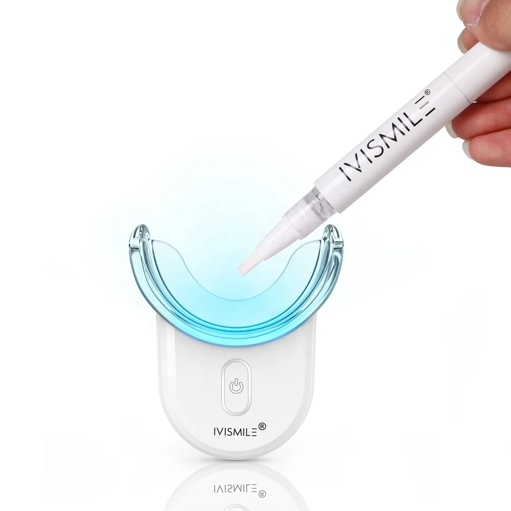 IVISMILE Teeth Whitening Kit White Light Dental Tools Home Use Oral Cleaning Bleach Tooth Set Smile Product Carbamide Peroxide