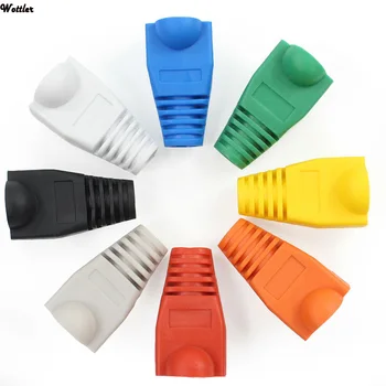 

RJ45 Cap Connector CAT5E CAT6 Plug Cap Ethernet Network Cable Strain Relief Boot Protect Cover