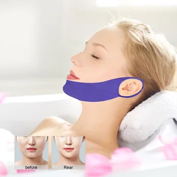 

4D V Shaped Ear Hanging Facial Mask Face Lifting Mask Skin Firming V Shaper Face Mask Lifting Face Reduce Double Chin Skin Care