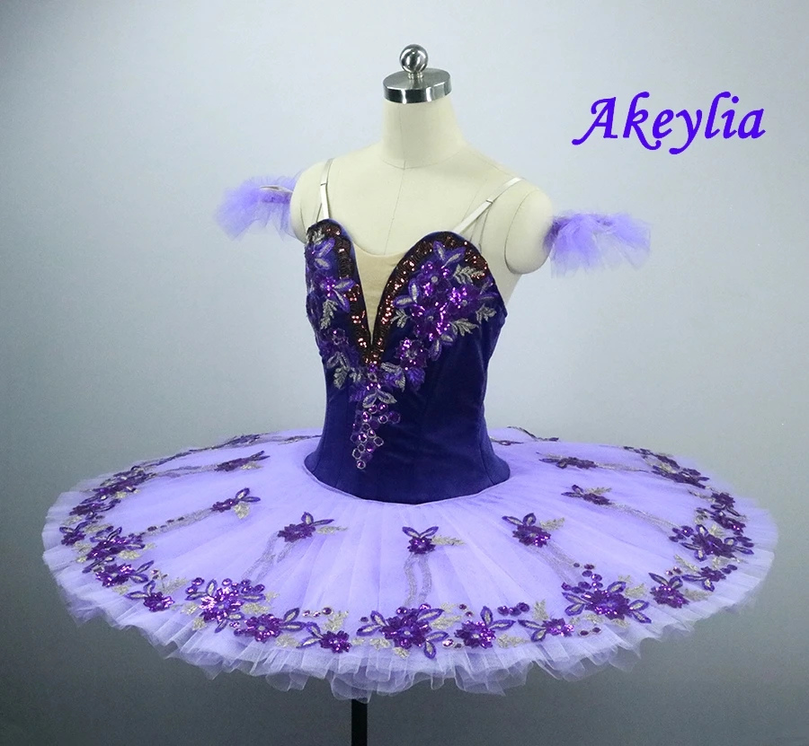 «Щелкунчик» фиолетовый балетный пачка для девочек, блинное профессиональное блюдо, кукла, сценический костюм, детское классическое балетное платье-пачка для взрослых