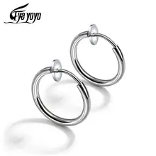 EyeYoYo S Черные Элегантные Простые выдвижные серьги женские