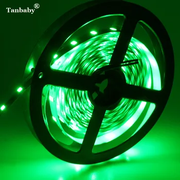 

5M 60leds SMD 2835 DC12V flexible led strip light 5630 LED Light Bar Non-waterproof Indoor Outdoor Decoration Fairy Green Light
