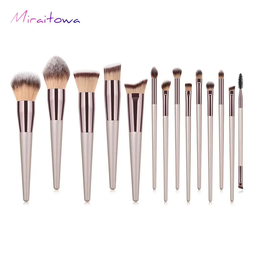 14 кистей для макияжа, набор кистей для красоты, набор кистей - Handle Color: T-14-008