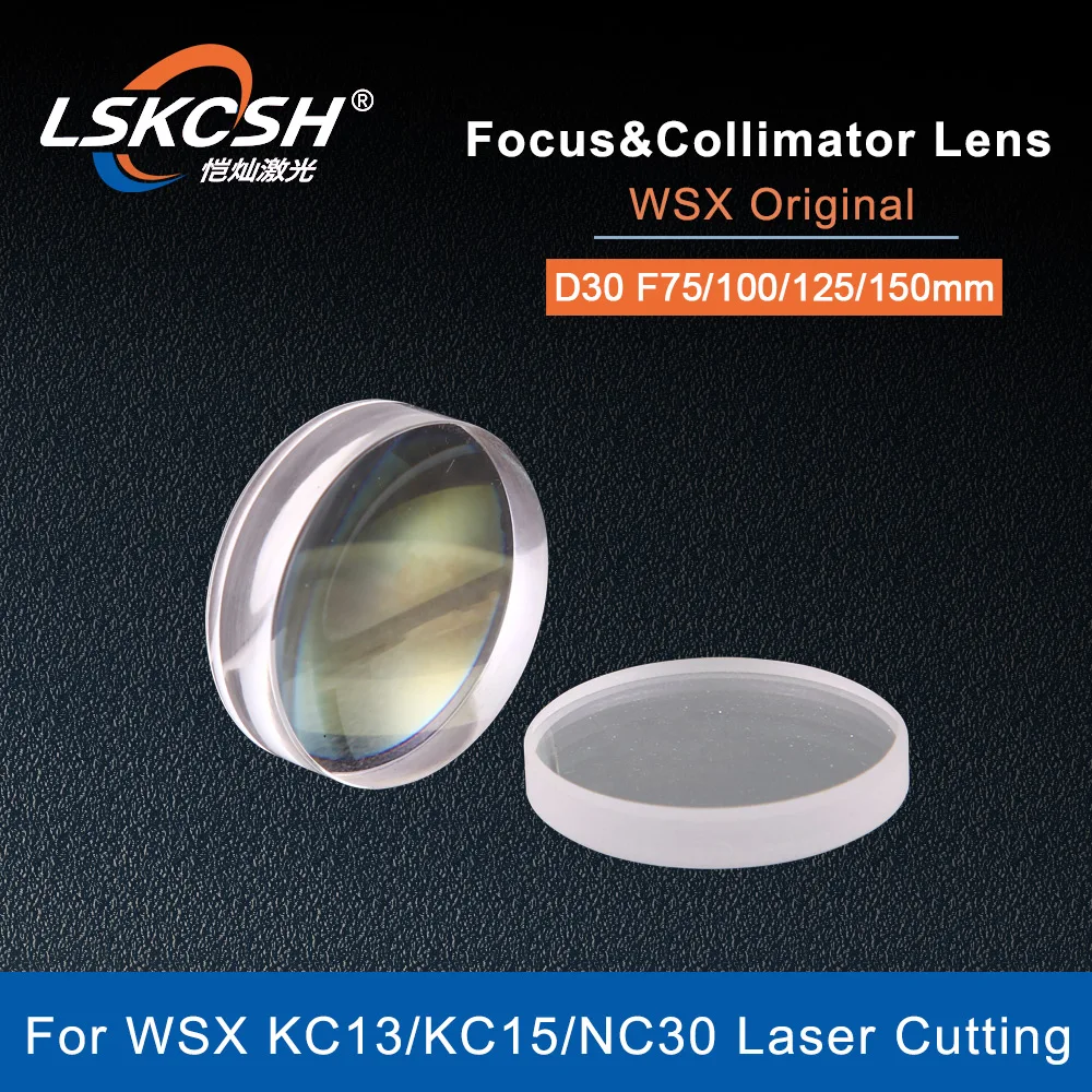 LSKCSH WSX волоконный лазерный фокус коллимационный объектив D30 F75 100 125 150 мм для