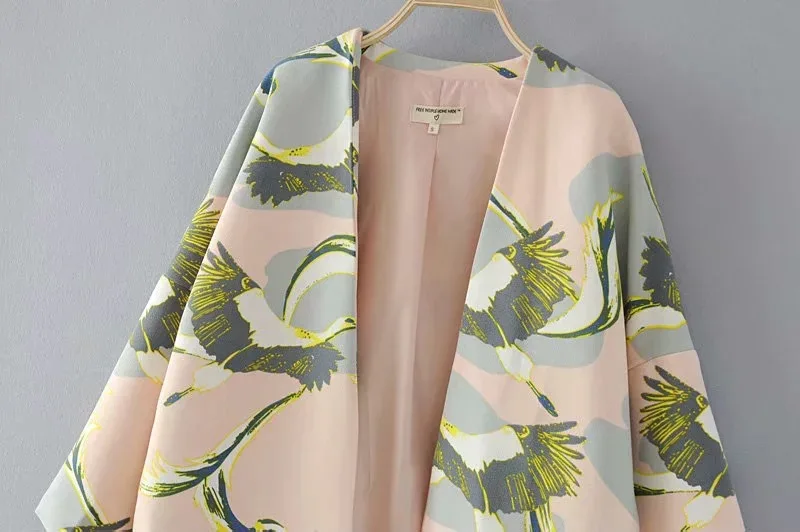 AliExpress EBay,, осень, стиль, Европа и Америка, женское платье, розовый журавль, пальто, Женское пальто
