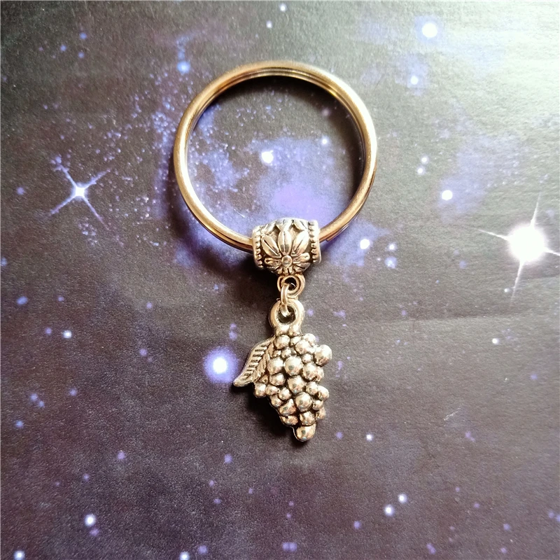 

Grape Keychain, Cute Keychain, Friendship Keychain, Creative Christmas Gift, Fruit Jewelry, Gothic Food keychain