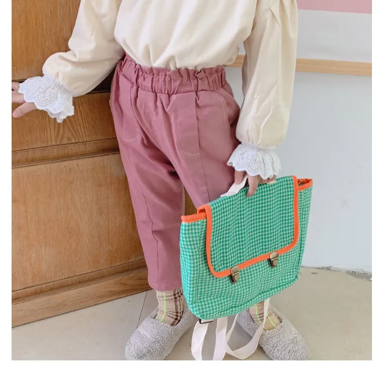 Новые клетчатые Детские рюкзаки для женщин модная повседневная школьная сумка женская сумка через плечо классические рюкзаки Mochila