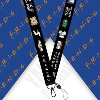 

20pcs/lot Friends Lanyard Badge ID Lanyards/ Mobile Phone Rope/ Key Lanyard Neck Straps Accessories S234