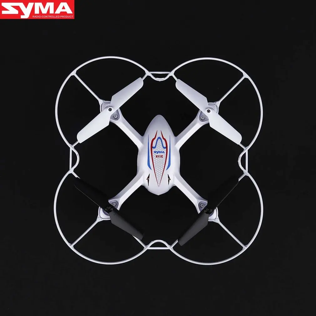 Белый 2,4G 4CH 6 Axis RC Квадрокоптер с HD 2.0MP камерой для SYMA X11C изысканно спроектированный прочный